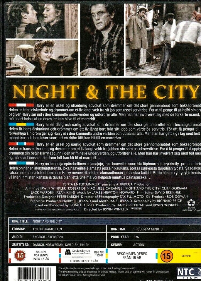 Night  the City, DVD, andet