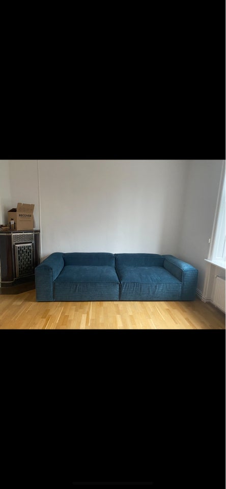 Sofa fløjl 5 pers