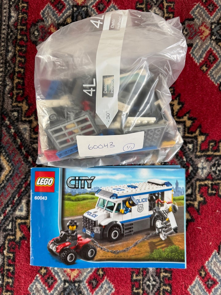 Lego City 60043 Politibil