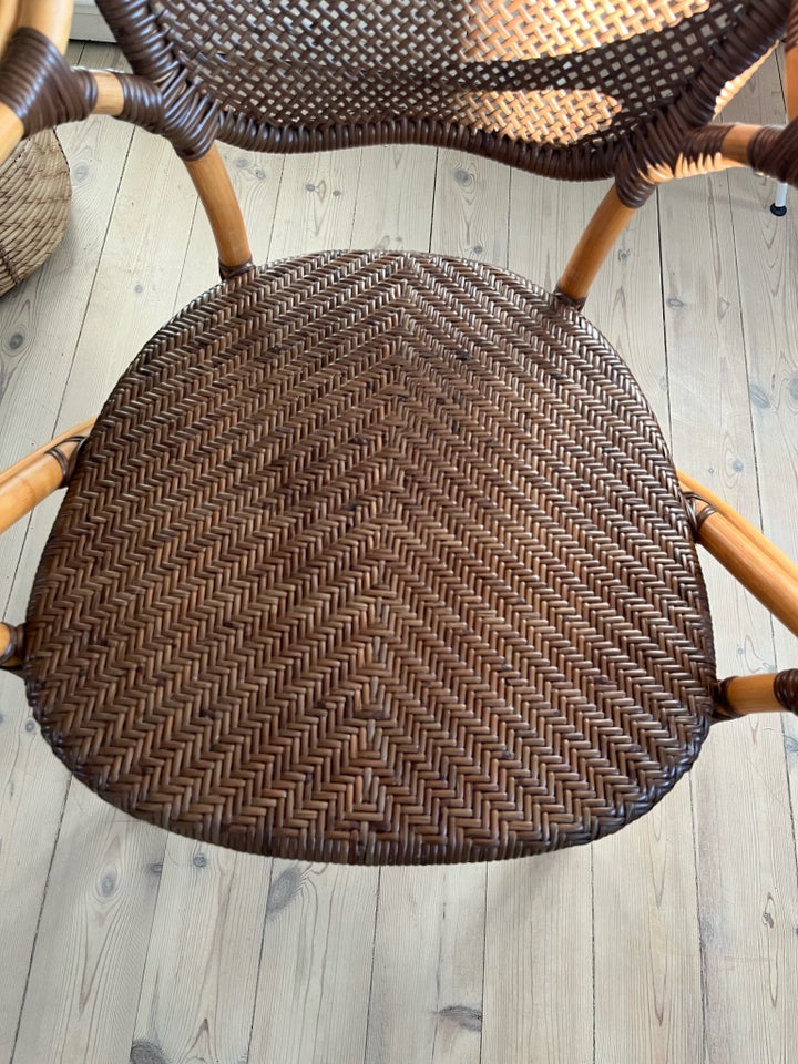 Spisebordsstol, Natur rattan,