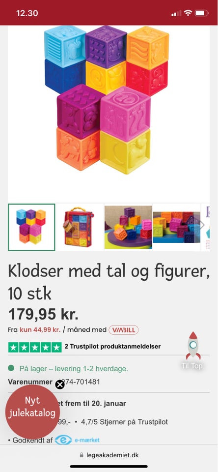 Legeklodser, aktivitetslegetøj