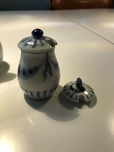 Porcelæn Sennepskrukke Bing og