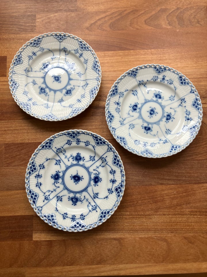 Porcelæn helblonde tallerken