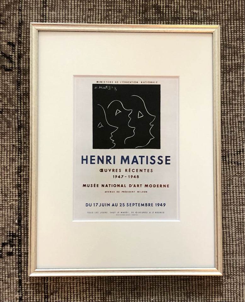 Indrammet Matisse-billede