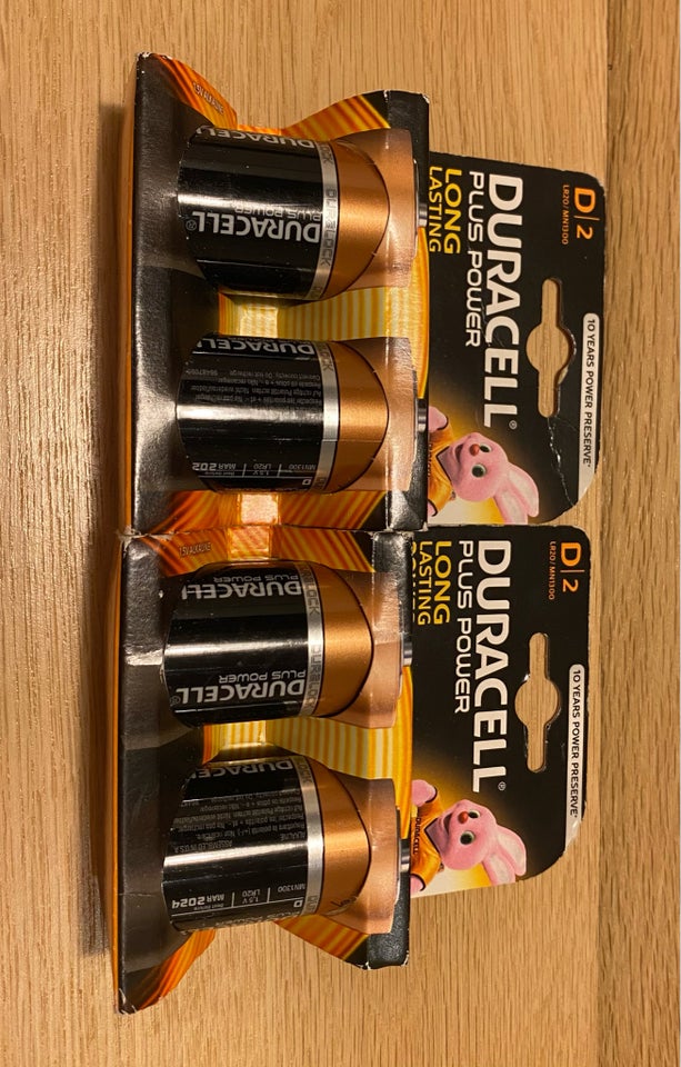 Batterier, Duracell og Kodak