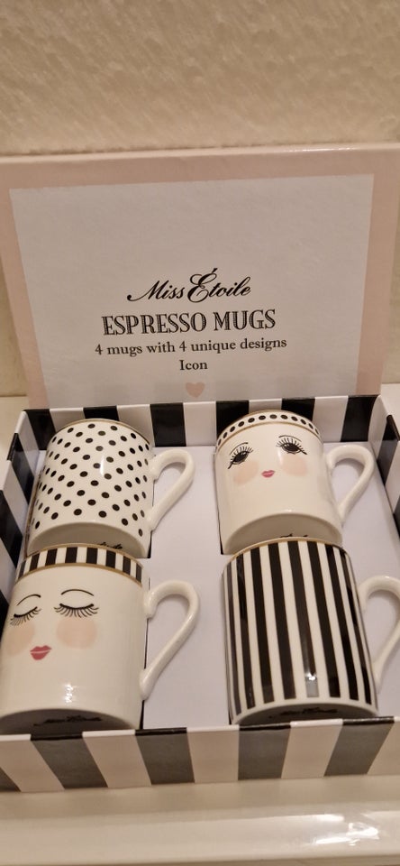 Porcelæn Espresso Cups Miss