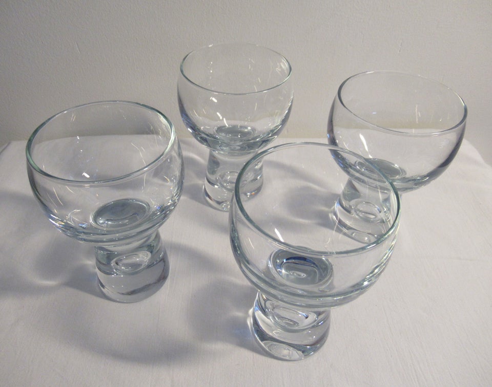 Glas, ølglas med stor bobbel, Per