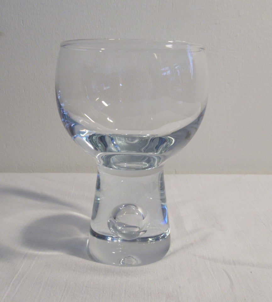 Glas, ølglas med stor bobbel, Per