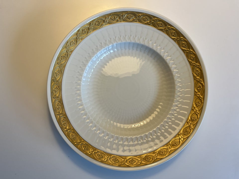 Porcelæn, Guld Vifte Dyb