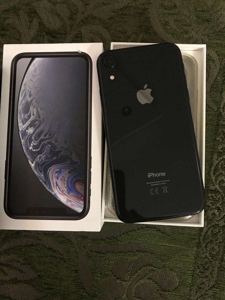 iPhone XR, 256 GB, sort