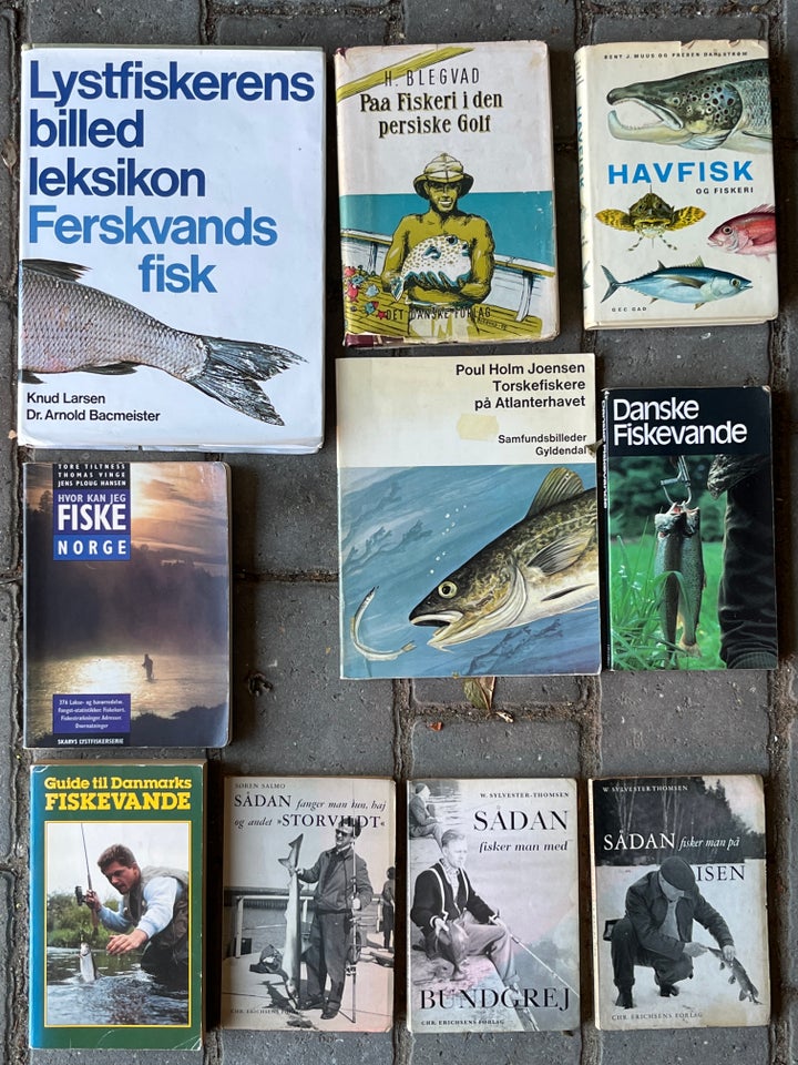 10 FISKEBØGER KUN KR 175