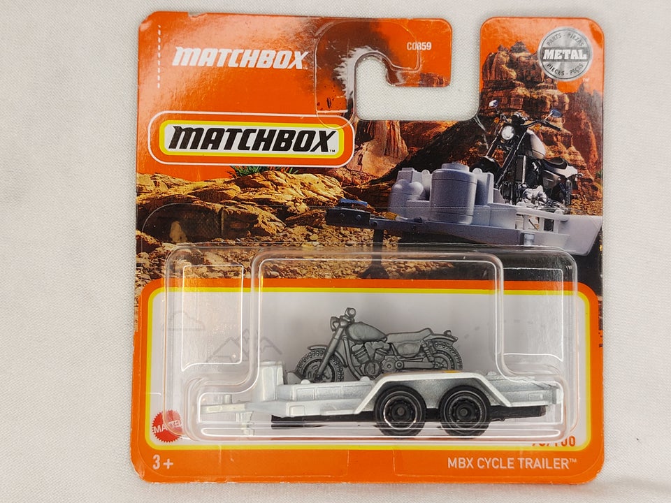 Matchbox, Trailer med motorcykel,