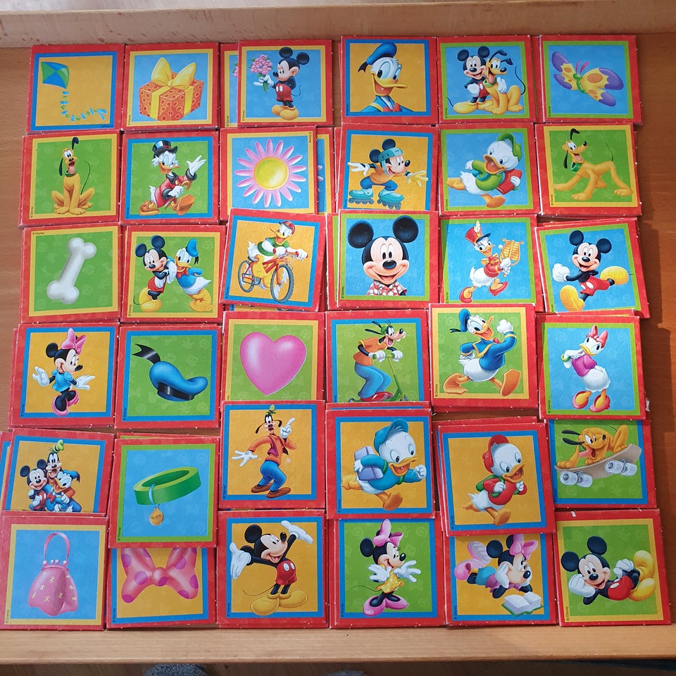 Disney 36x2 brikker, huskespil