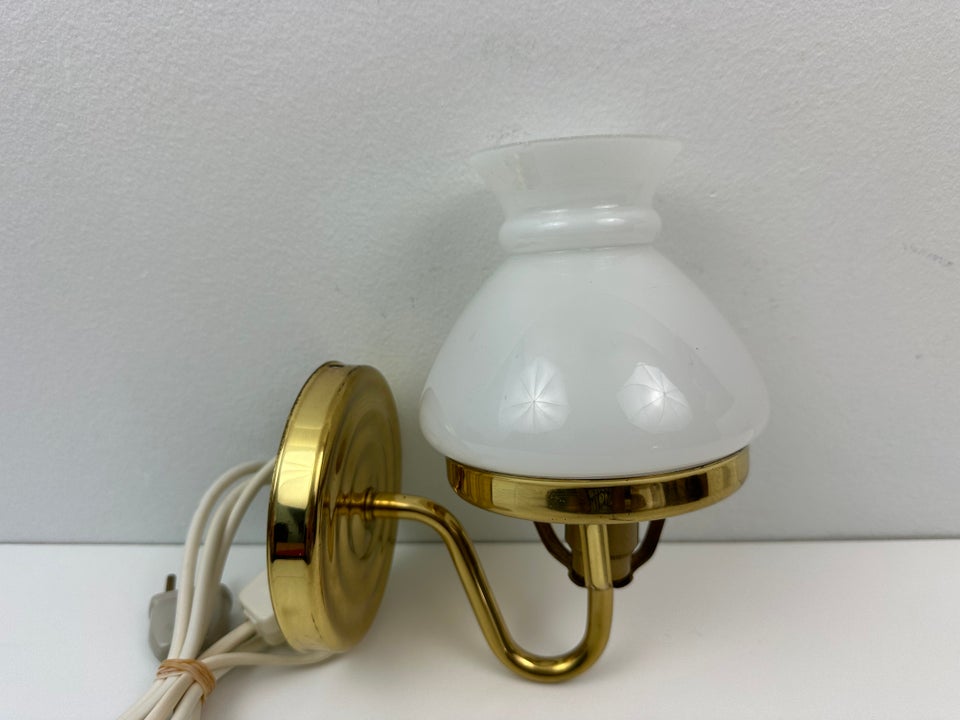 Væglampe, Vintage messing lampe