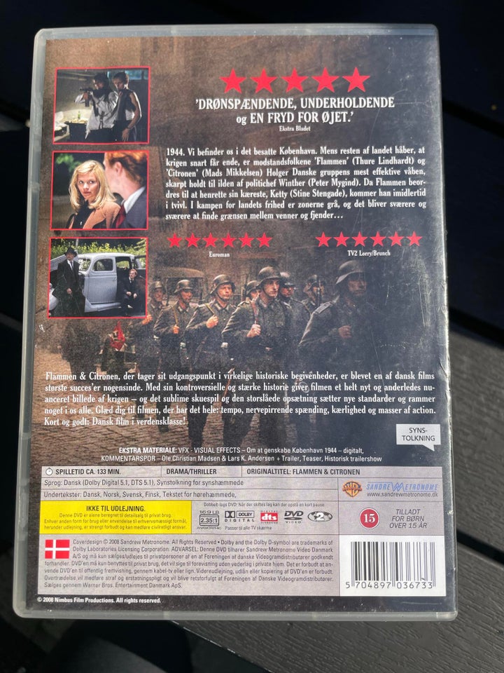 Flammen og citronen DVD drama