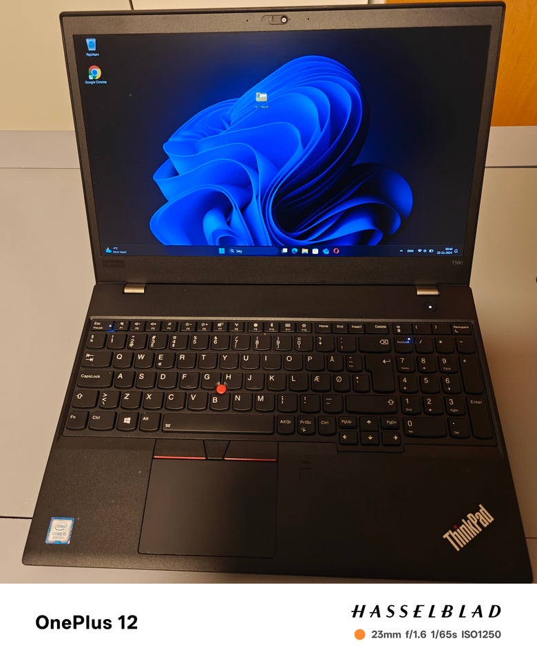 Lenovo T580, 1,8 GHz, 16 Ddr4 GB ram