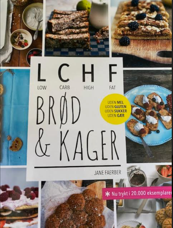 LCHF bøger, Jane Faerber, emne: mad