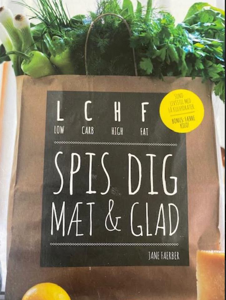 LCHF bøger, Jane Faerber, emne: mad