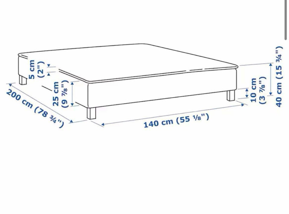 Boxmadras, IKEA, b: 140 l: 200