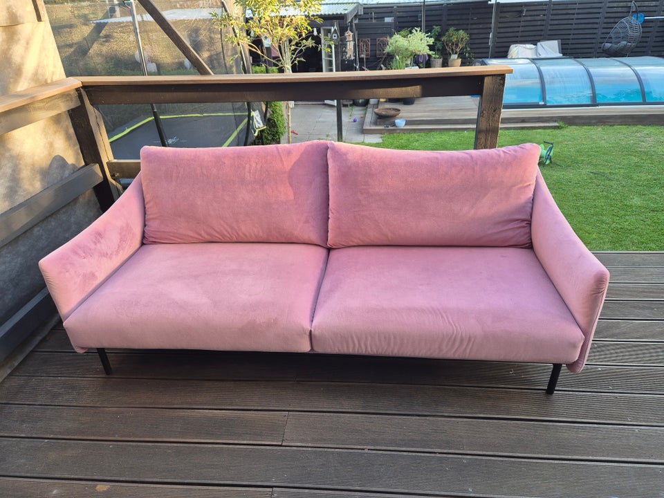 Sofa, velour, 3 pers.