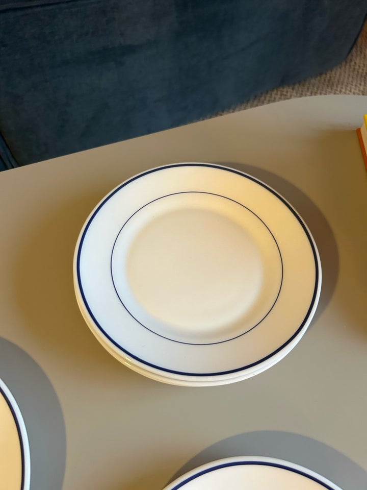 Porcelæn, 6 frokosttallerkner,