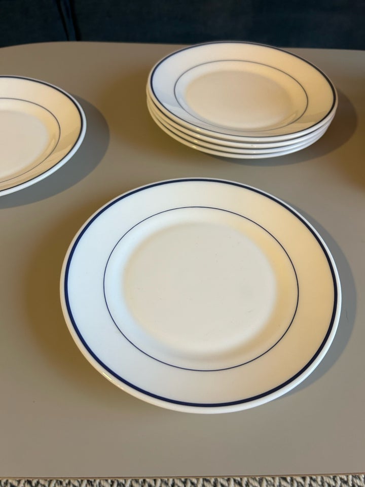 Porcelæn, 6 frokosttallerkner,