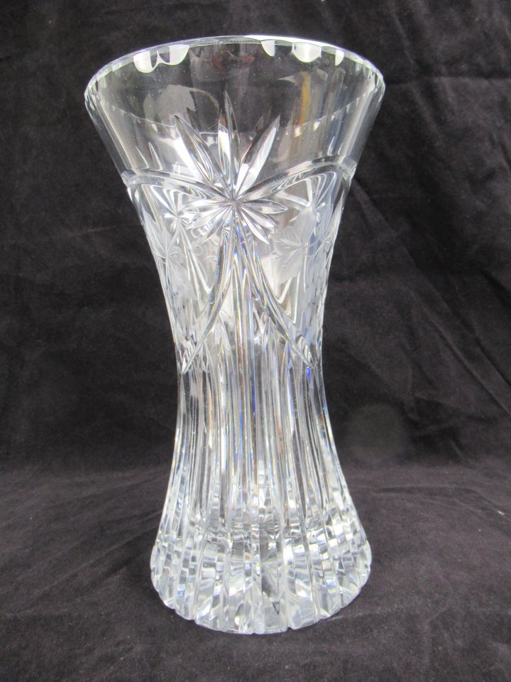 Glas, Stor Krystal Vase 2665 gram