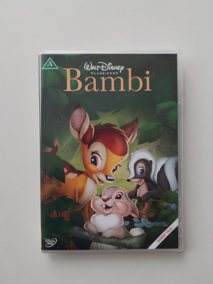 Bambi, DVD, tegnefilm