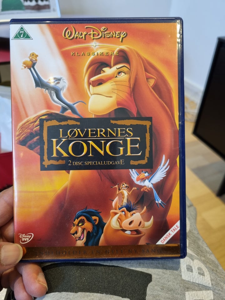 løvernes konge, DVD, tegnefilm