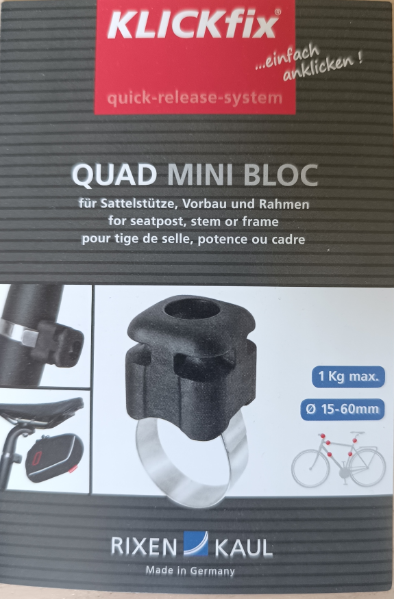 Andet Klickfix Quad Mini Block