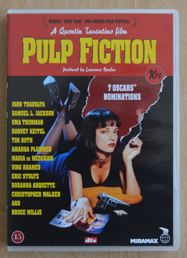 Pulp Fiction, DVD, thriller