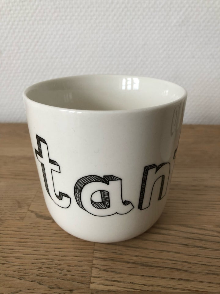 Porcelæn Krus: tante Familie by