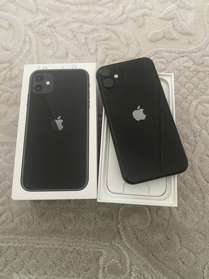 iPhone 11, 64 GB, sort