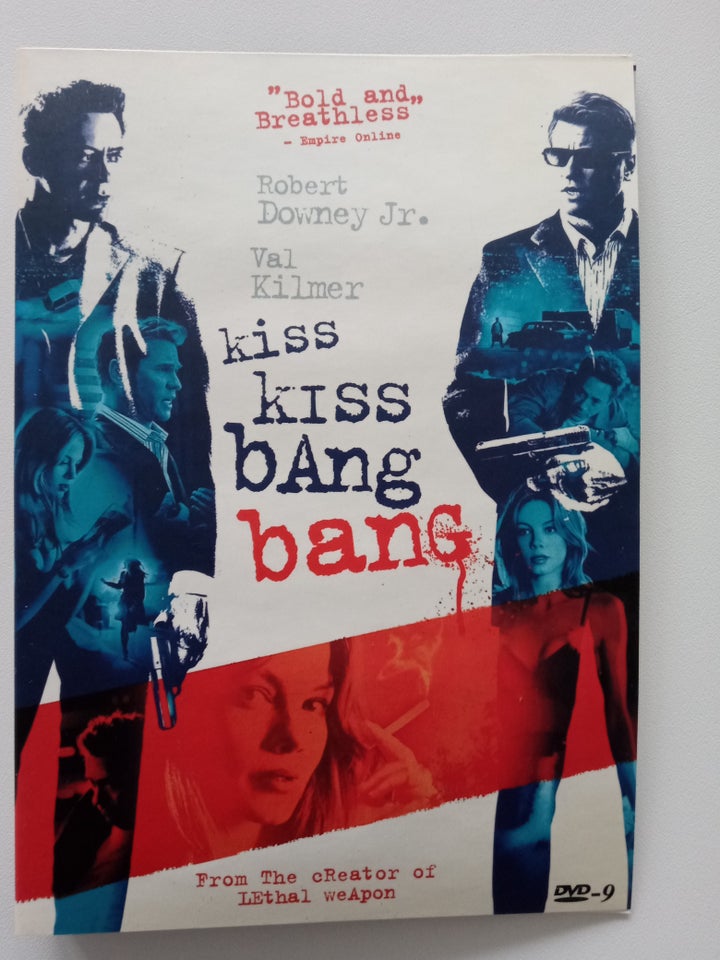 Kiss Kiss Bang Bang, DVD, action