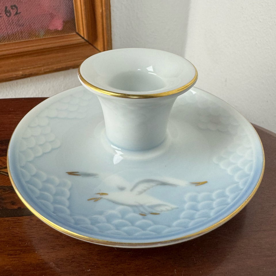 Porcelæn Lysestage Bing og