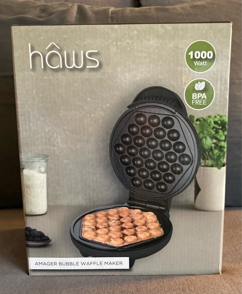 Haws Amager Bubble Waffle Maker,