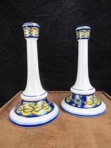 Porcelæn Et Par Blå Fasan