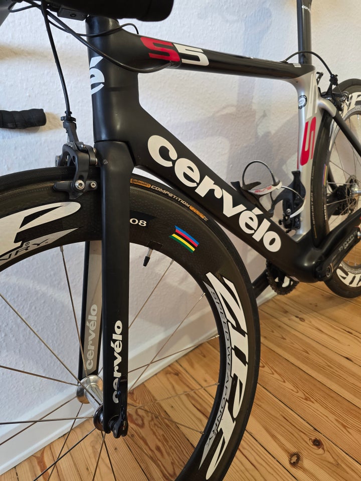 Herrecykel, Cervelo S5, 54 cm stel