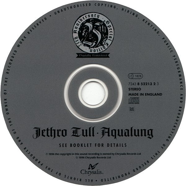 JETHRO TULL: Aqualung 25th