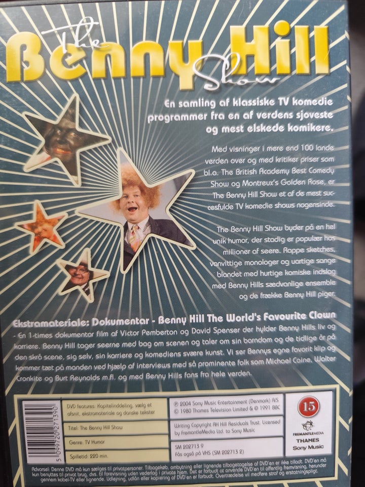 The Benny Hill show, DVD, komedie