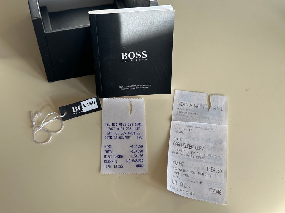 Herreur, Hugo Boss