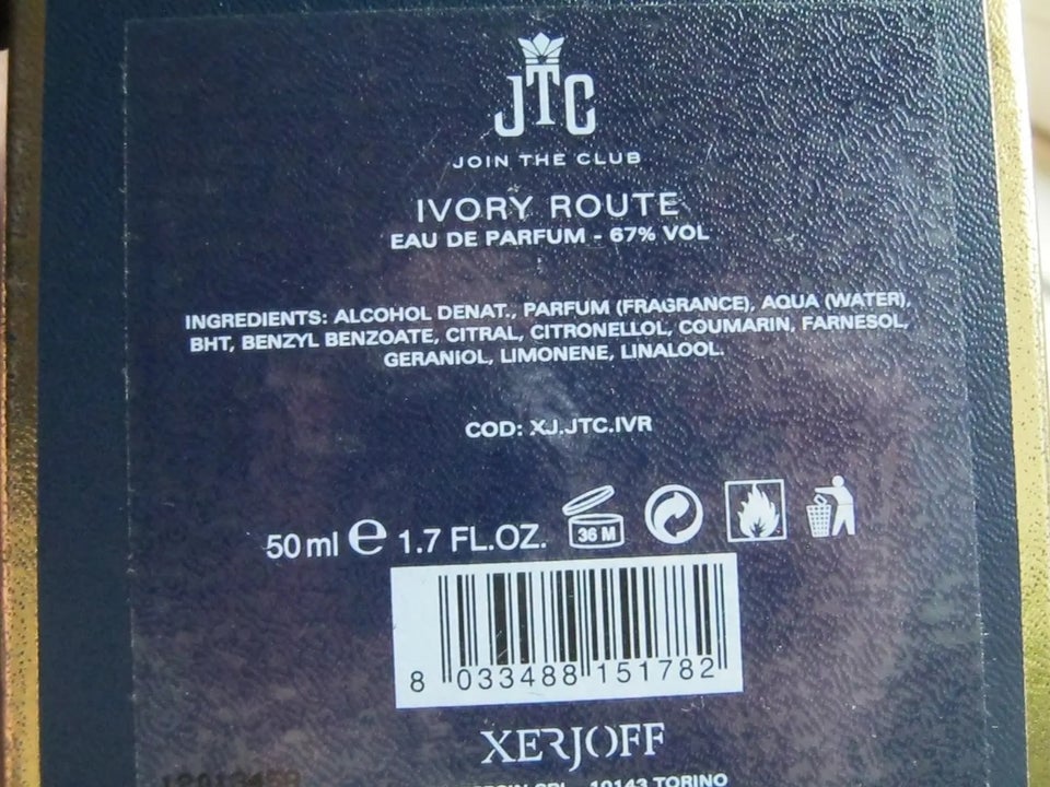 Herreparfume, Ivory Route" 50ml