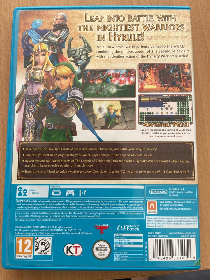 Hyrule warriors Nintendo Wii U