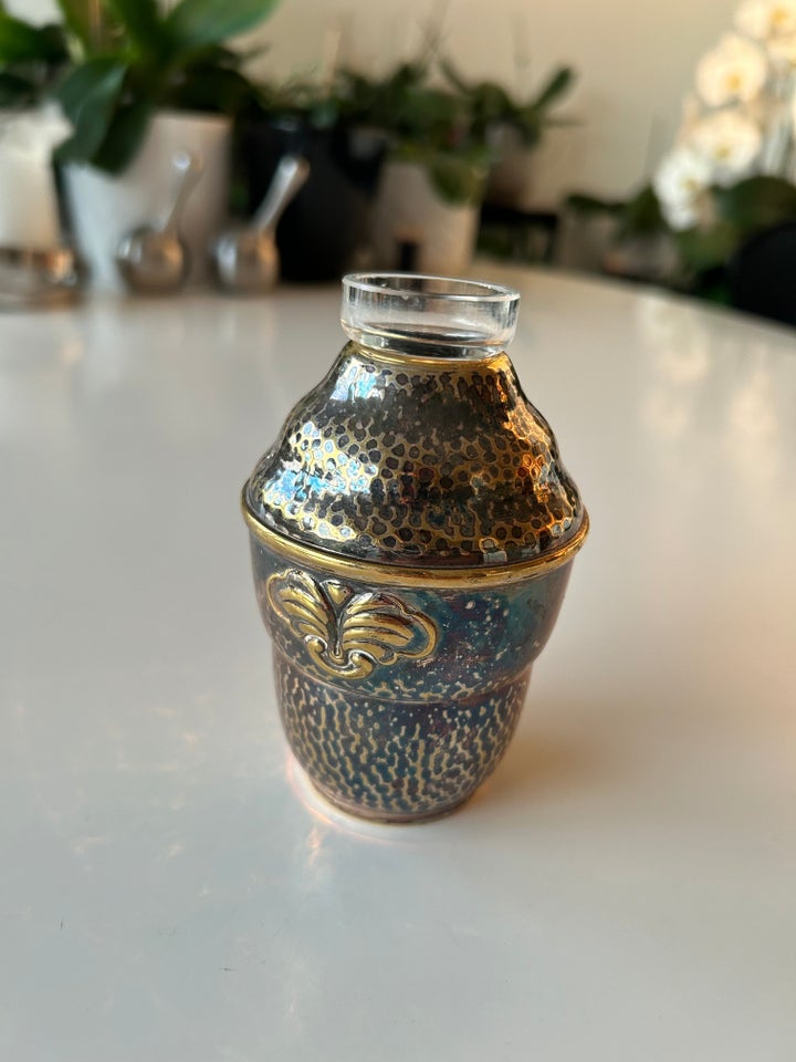 Vase, vase pletsølv vintage retro