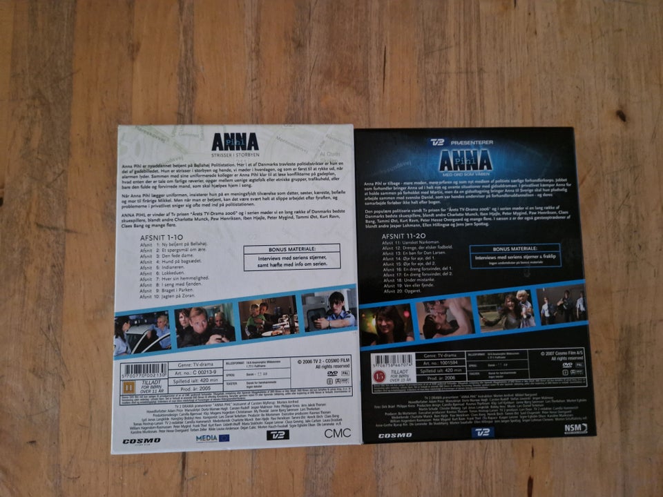 Anna Pihl , DVD, TV-serier