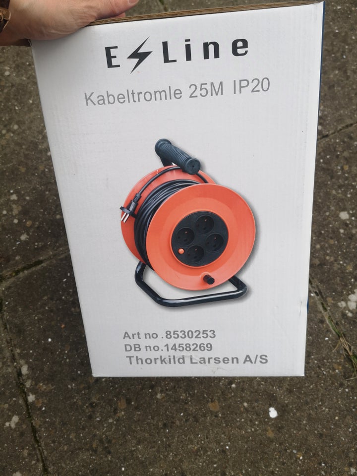 Kabeltromle, E-Line, 25 m.