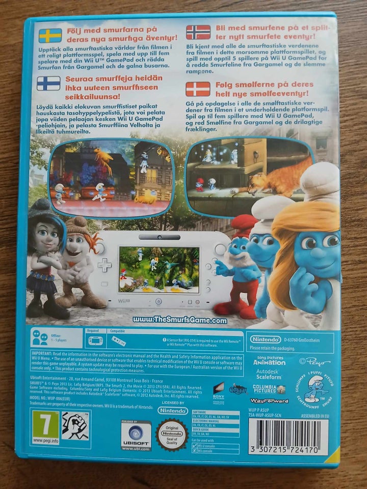 Smølferne 2, Nintendo Wii U