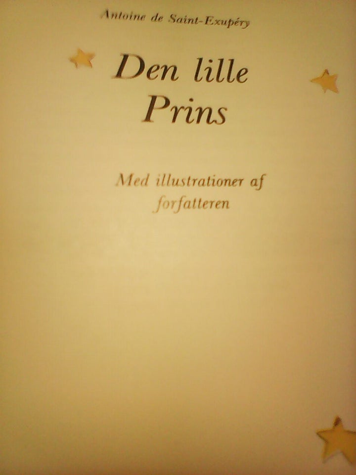 Den lille prins, Antoine De