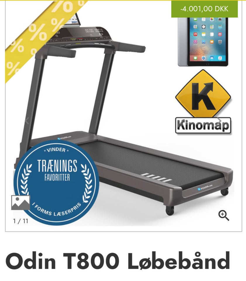 Løbebånd ODIN T800