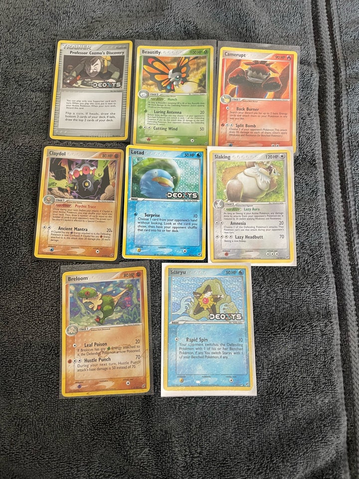 Samlekort, Pokemon kort ex deoxys